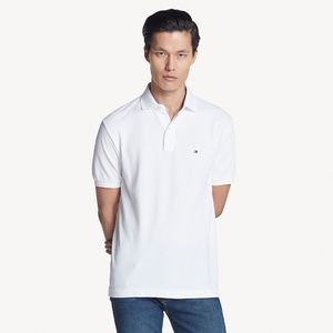 Tommy Hilfiger Mens White Polo